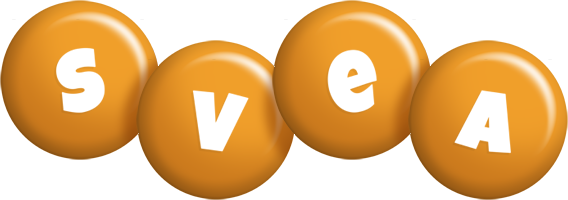 Svea candy-orange logo