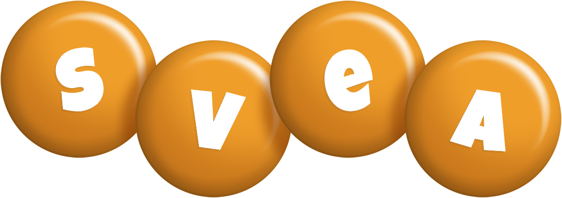 Svea candy-orange logo