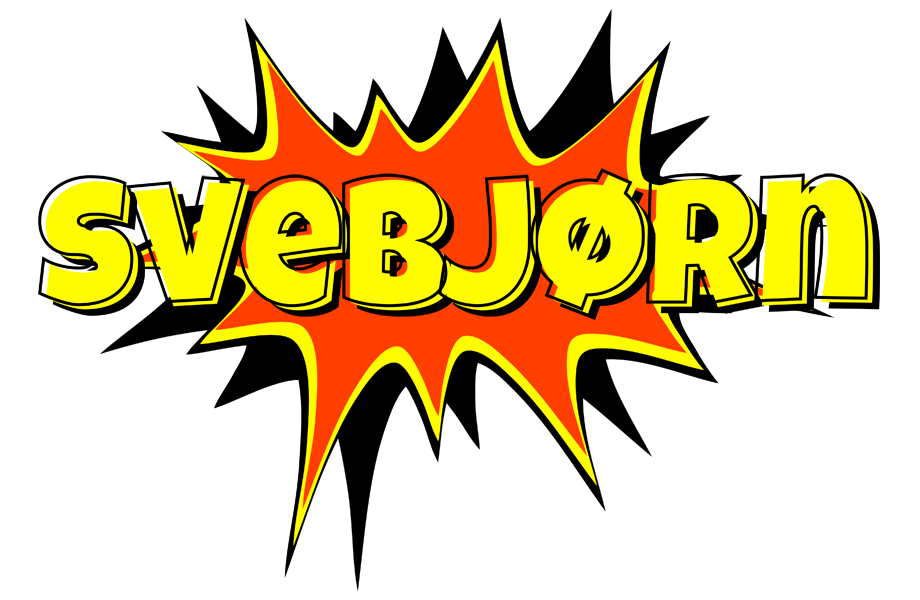 Svebjørn bazinga logo