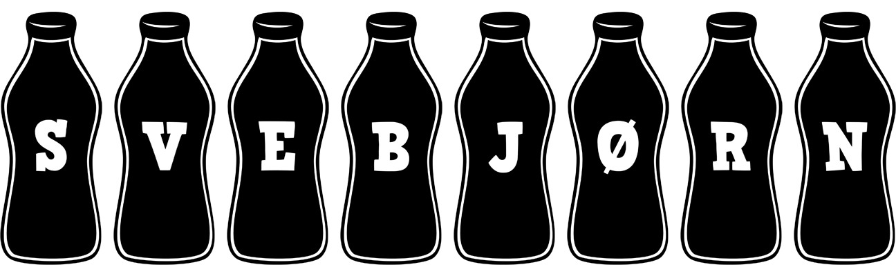 Svebjørn bottle logo