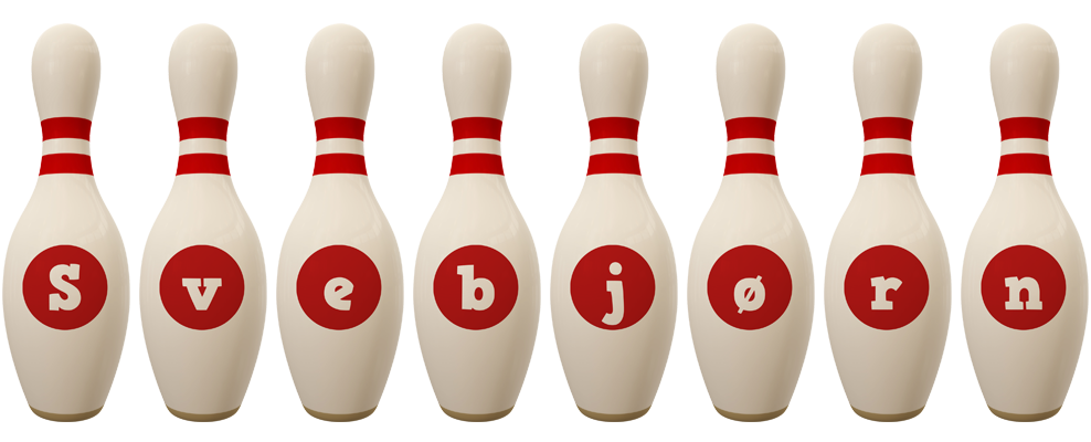 Svebjørn bowling-pin logo