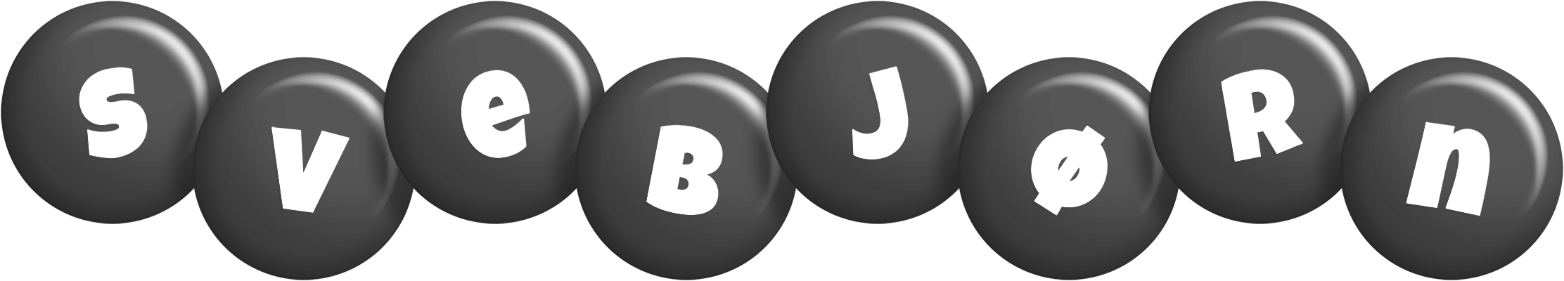 Svebjørn candy-black logo