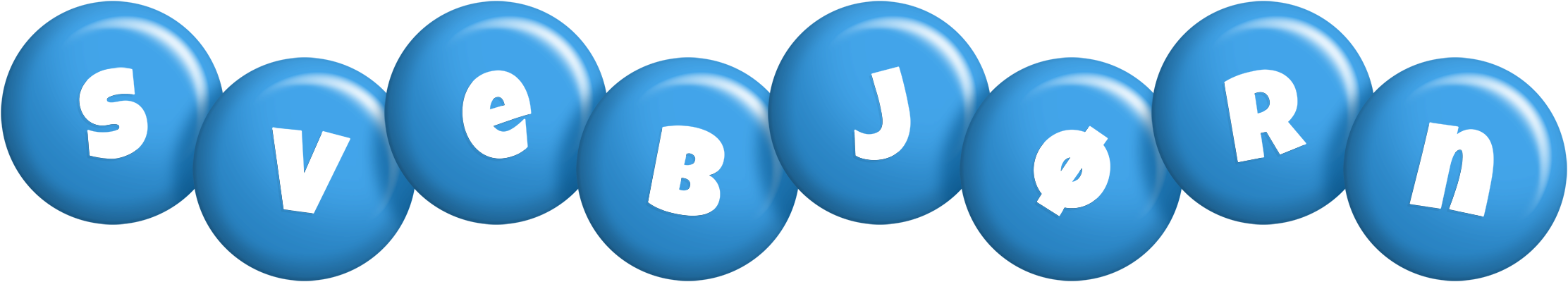 Svebjørn candy-blue logo