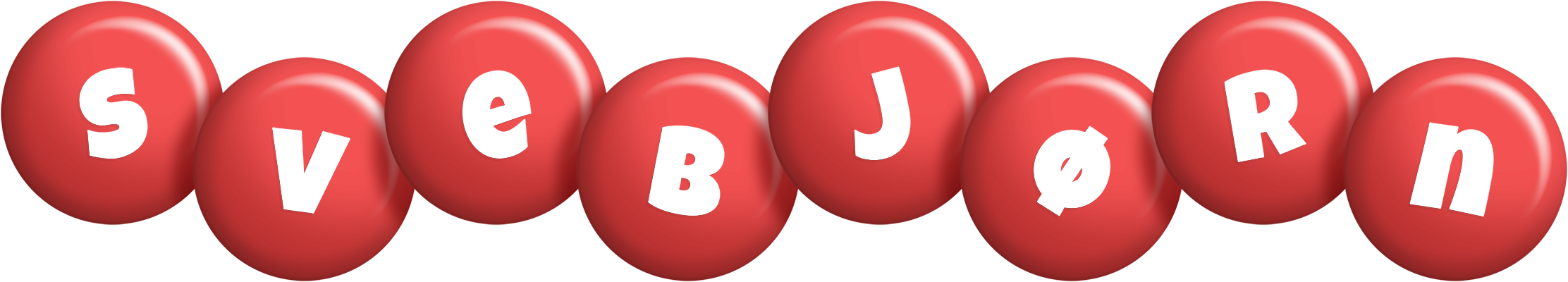 Svebjørn candy-red logo