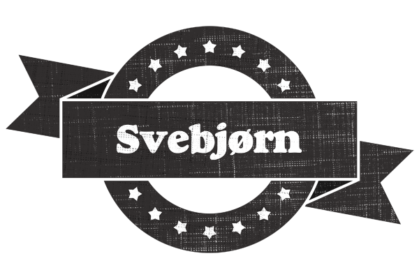 Svebjørn grunge logo