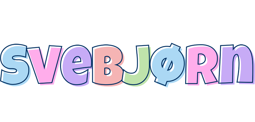 Svebjørn pastel logo