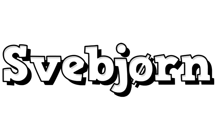 Svebjørn snowing logo