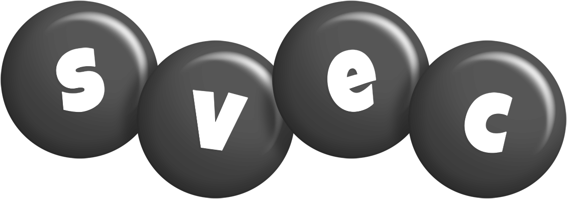 Svec candy-black logo
