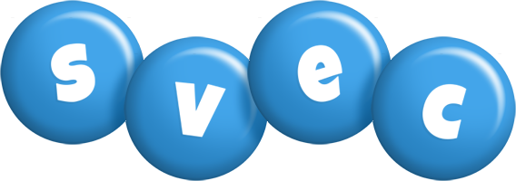 Svec candy-blue logo