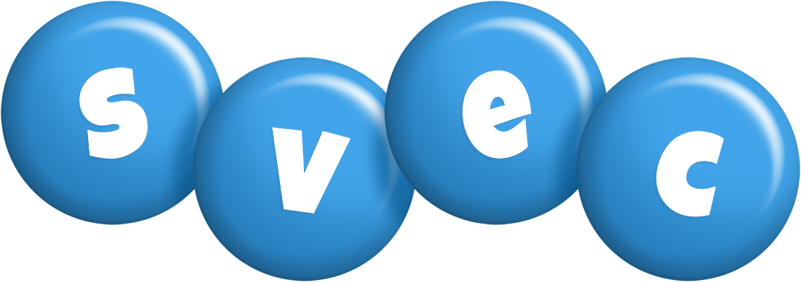 Svec candy-blue logo