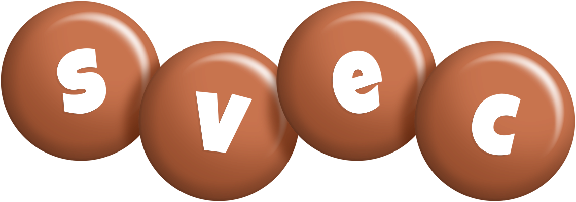 Svec candy-brown logo