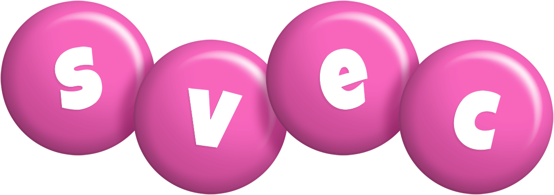 Svec candy-pink logo