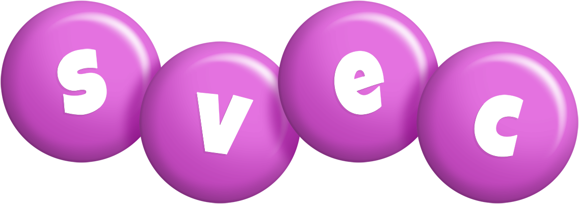 Svec candy-purple logo