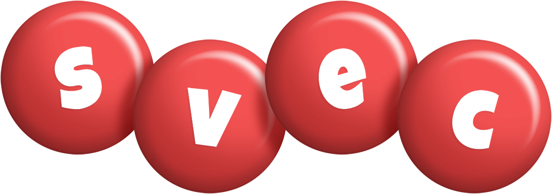 Svec candy-red logo