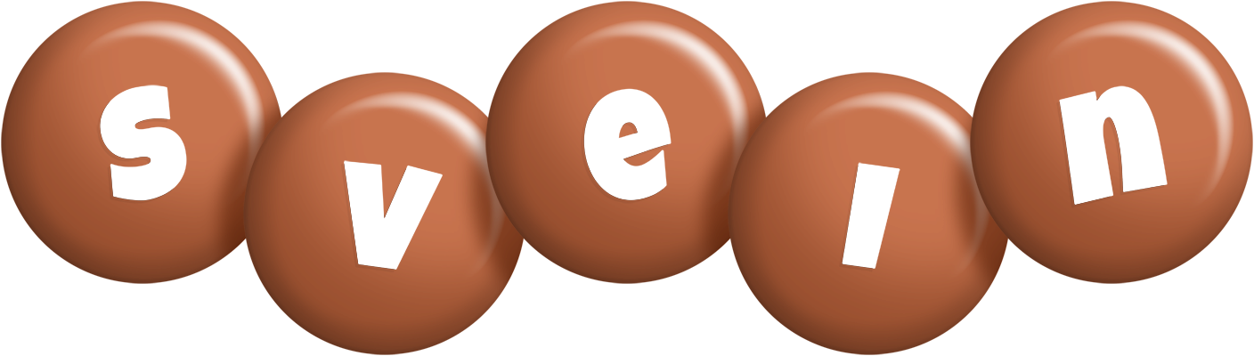 Svein candy-brown logo