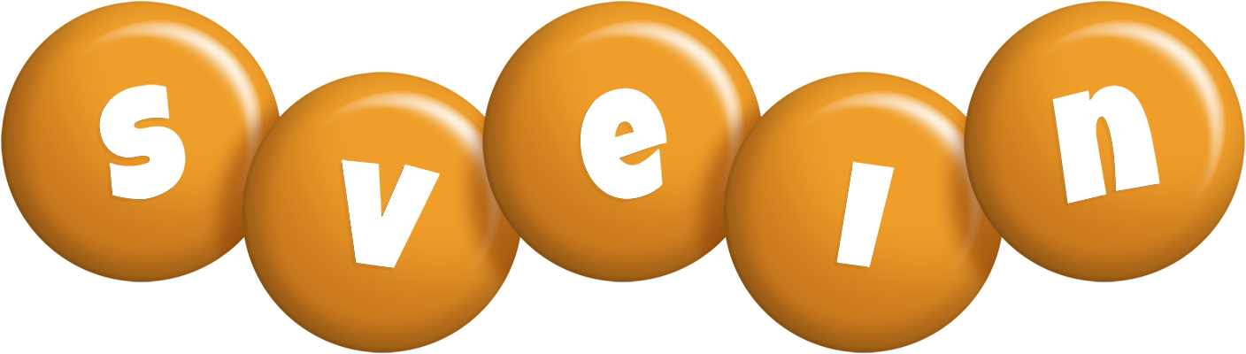 Svein candy-orange logo