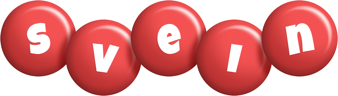 Svein candy-red logo