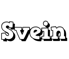 Svein snowing logo