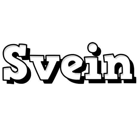 Svein snowing logo