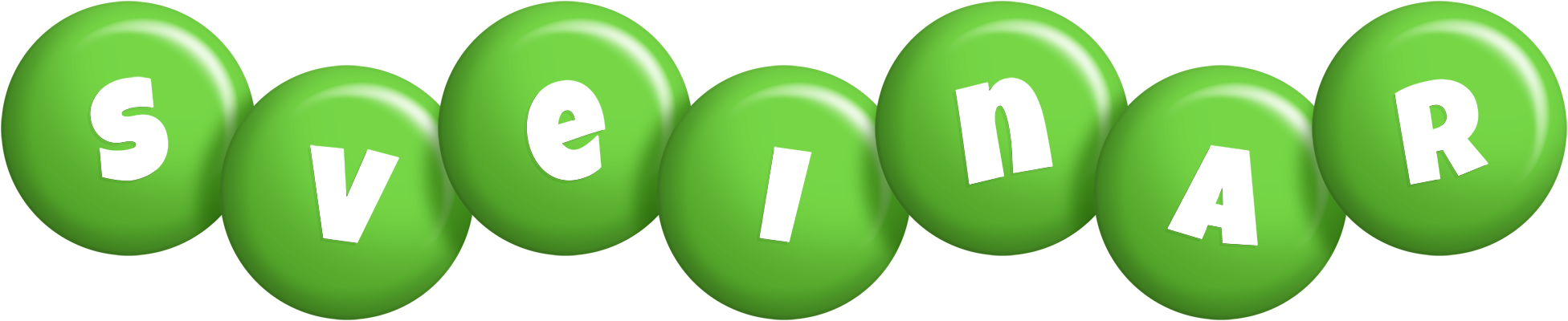Sveinar candy-green logo