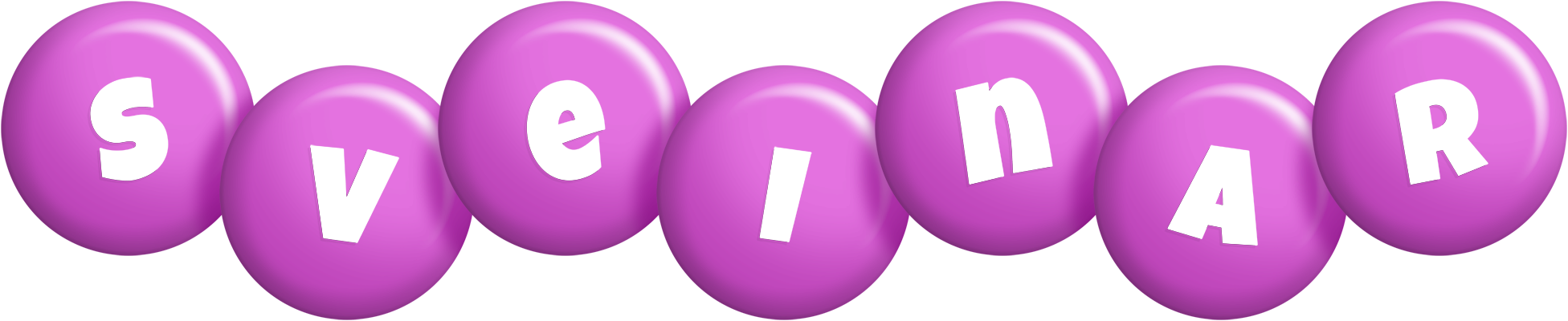 Sveinar candy-purple logo