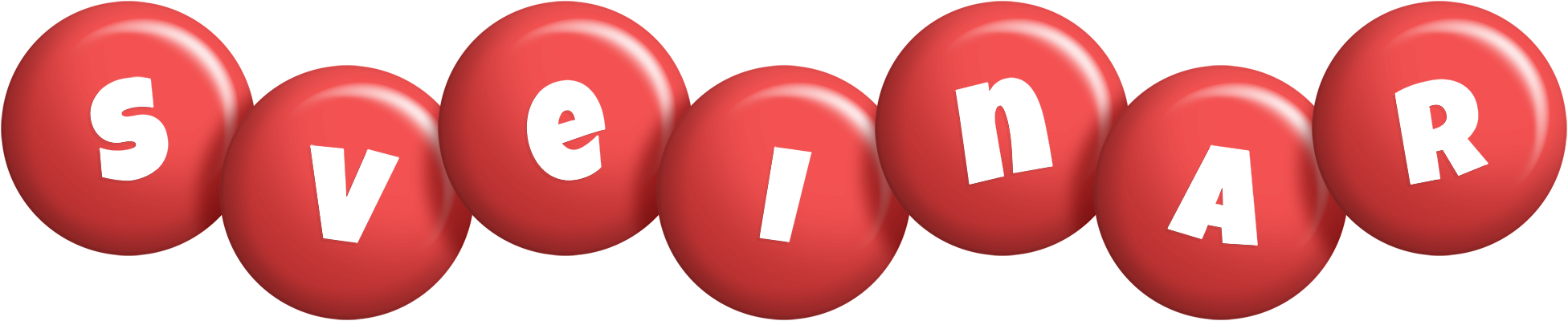 Sveinar candy-red logo