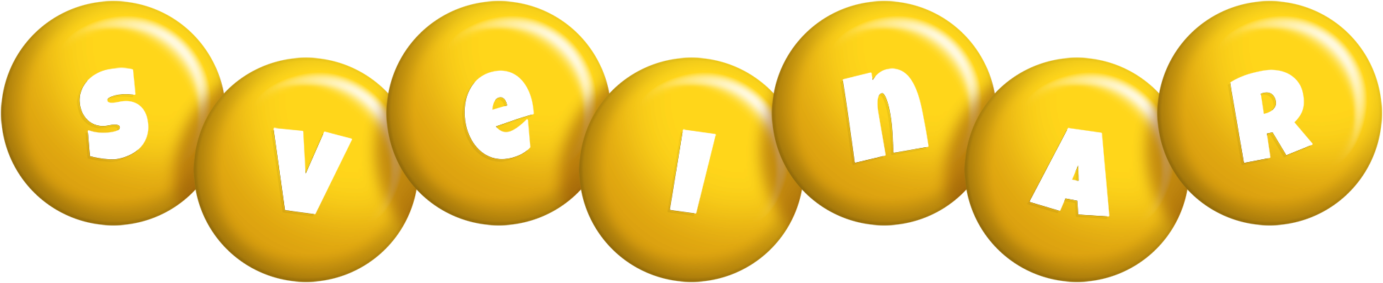 Sveinar candy-yellow logo