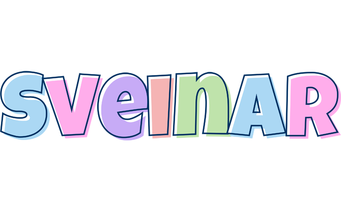 Sveinar pastel logo