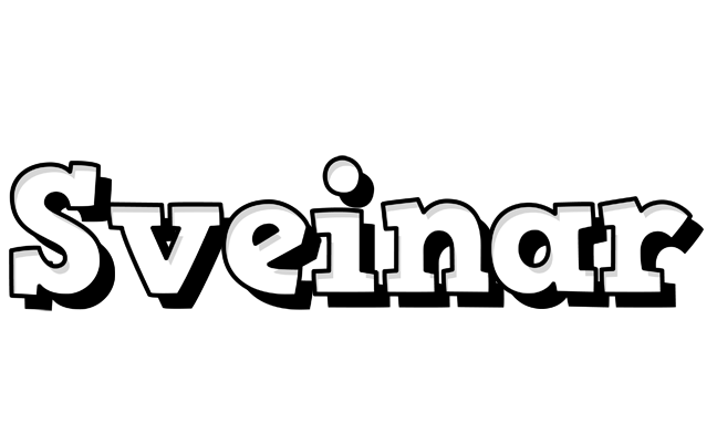 Sveinar snowing logo
