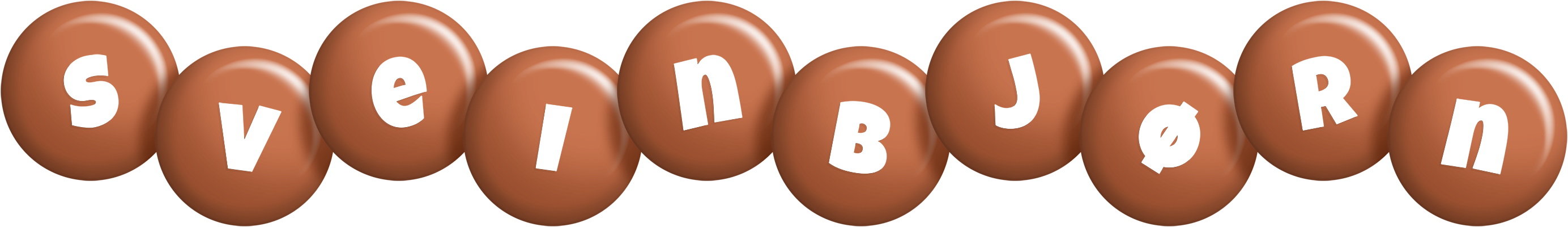 Sveinbjørn candy-brown logo