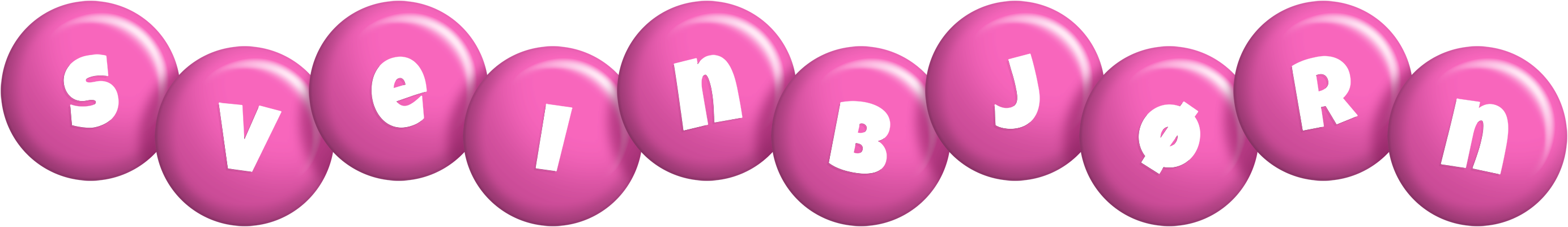 Sveinbjørn candy-pink logo