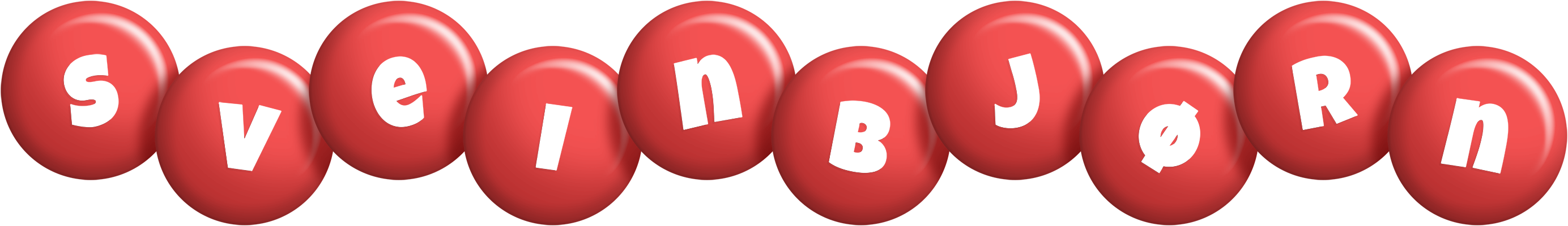 Sveinbjørn candy-red logo