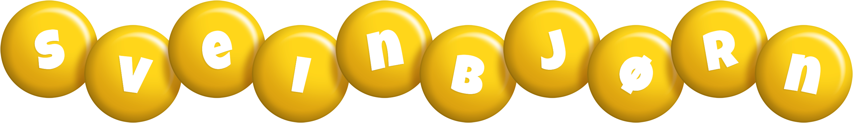 Sveinbjørn candy-yellow logo