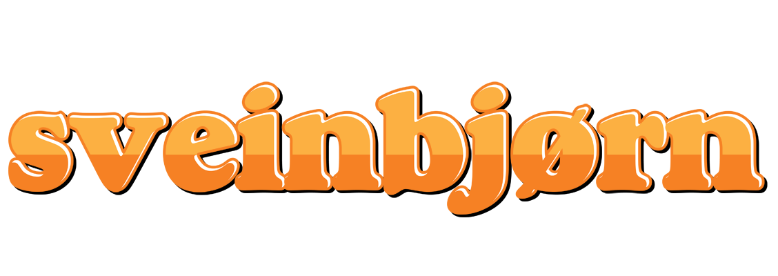 Sveinbjørn orange logo
