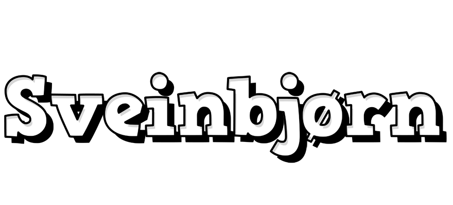 Sveinbjørn snowing logo