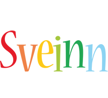 Sveinn birthday logo