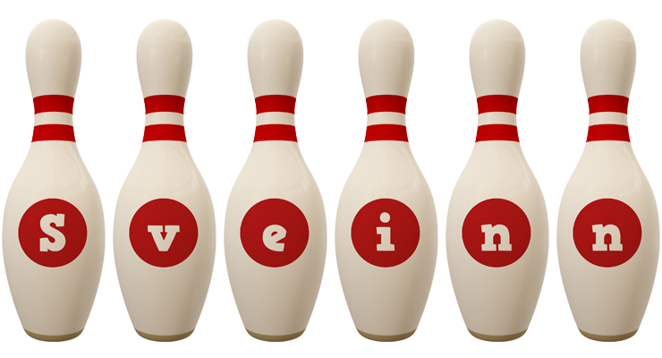 Sveinn bowling-pin logo