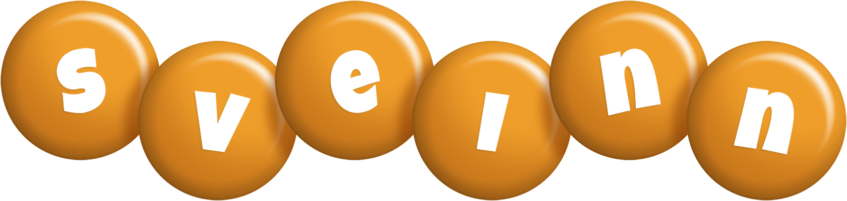 Sveinn candy-orange logo