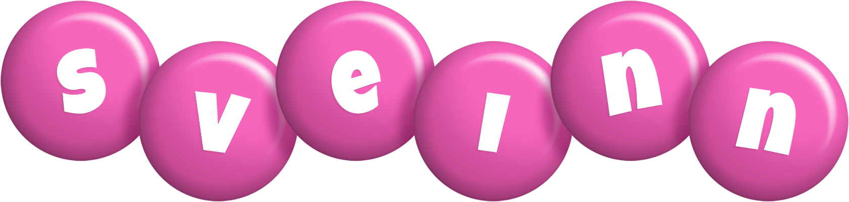 Sveinn candy-pink logo