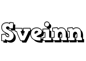 Sveinn snowing logo