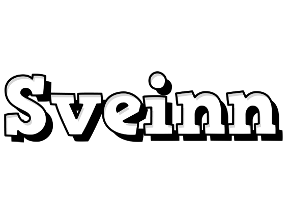 Sveinn snowing logo