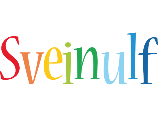 Sveinulf birthday logo