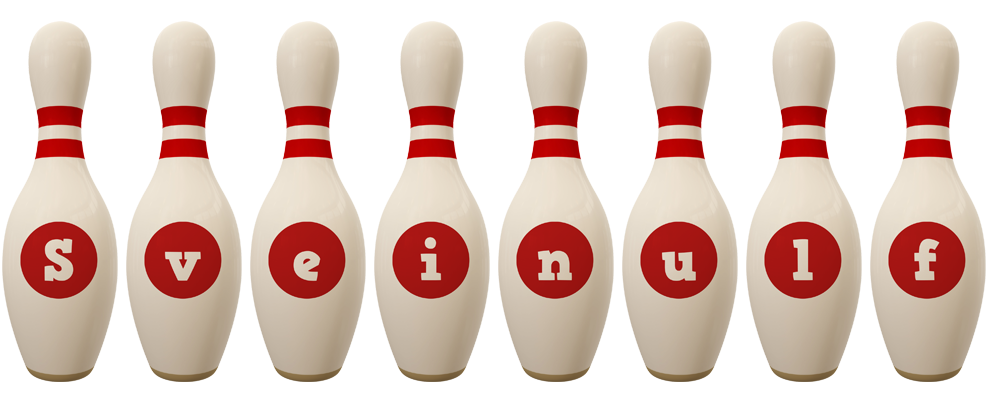 Sveinulf bowling-pin logo