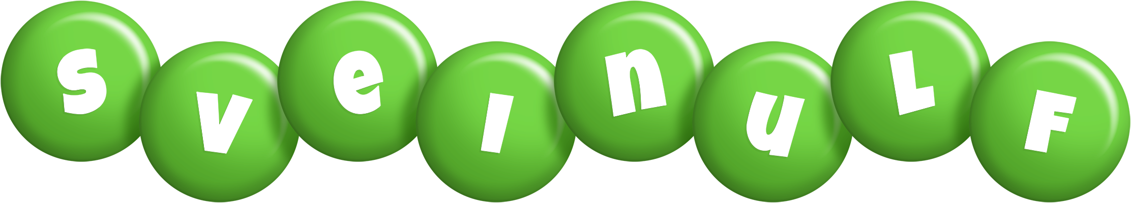 Sveinulf candy-green logo