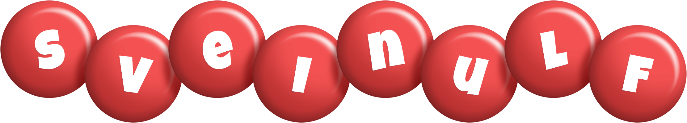 Sveinulf candy-red logo