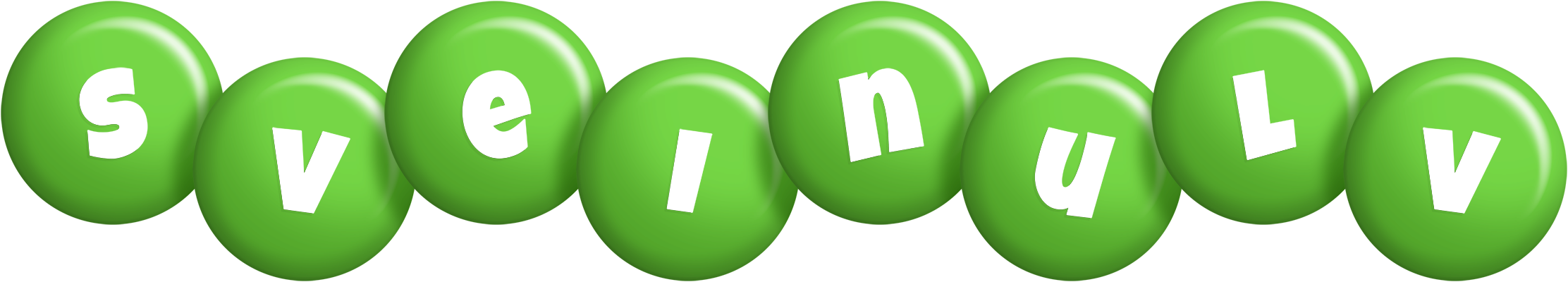 Sveinulv candy-green logo