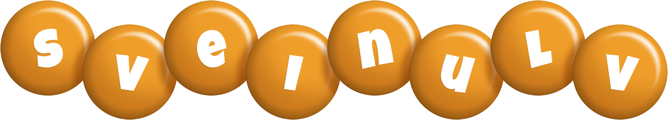 Sveinulv candy-orange logo