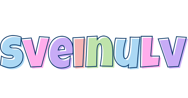 Sveinulv pastel logo