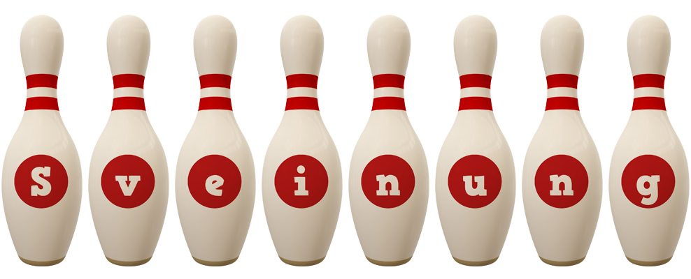 Sveinung bowling-pin logo