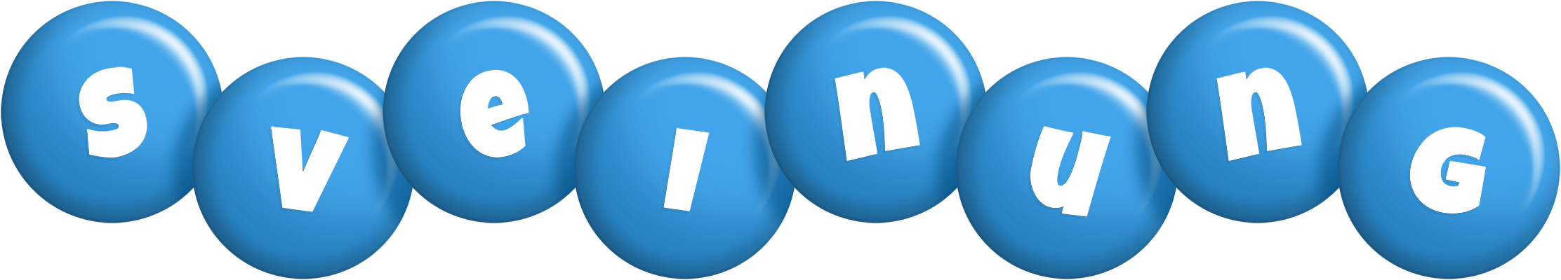 Sveinung candy-blue logo
